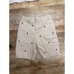 Boys Polo Ralph Lauren Stretch Classic Fit Pony Logo Chino Beige Khaki 8